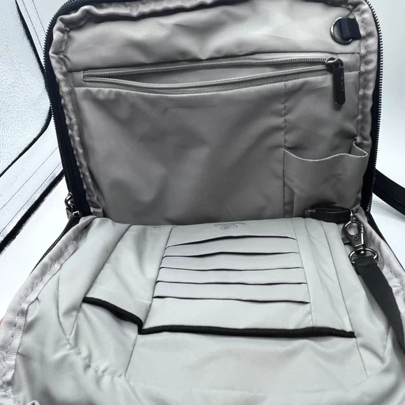 Travelon Anti-Theft Concealed Carry Slim Messenger Bag - Picture 11 of 16